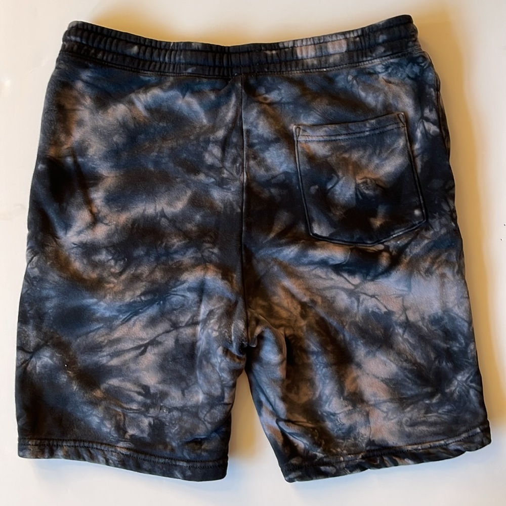 Independent Trading Company, Men's Black Fleece Tie-Dye Athletic Shorts Sz M - Picture 3 of 14